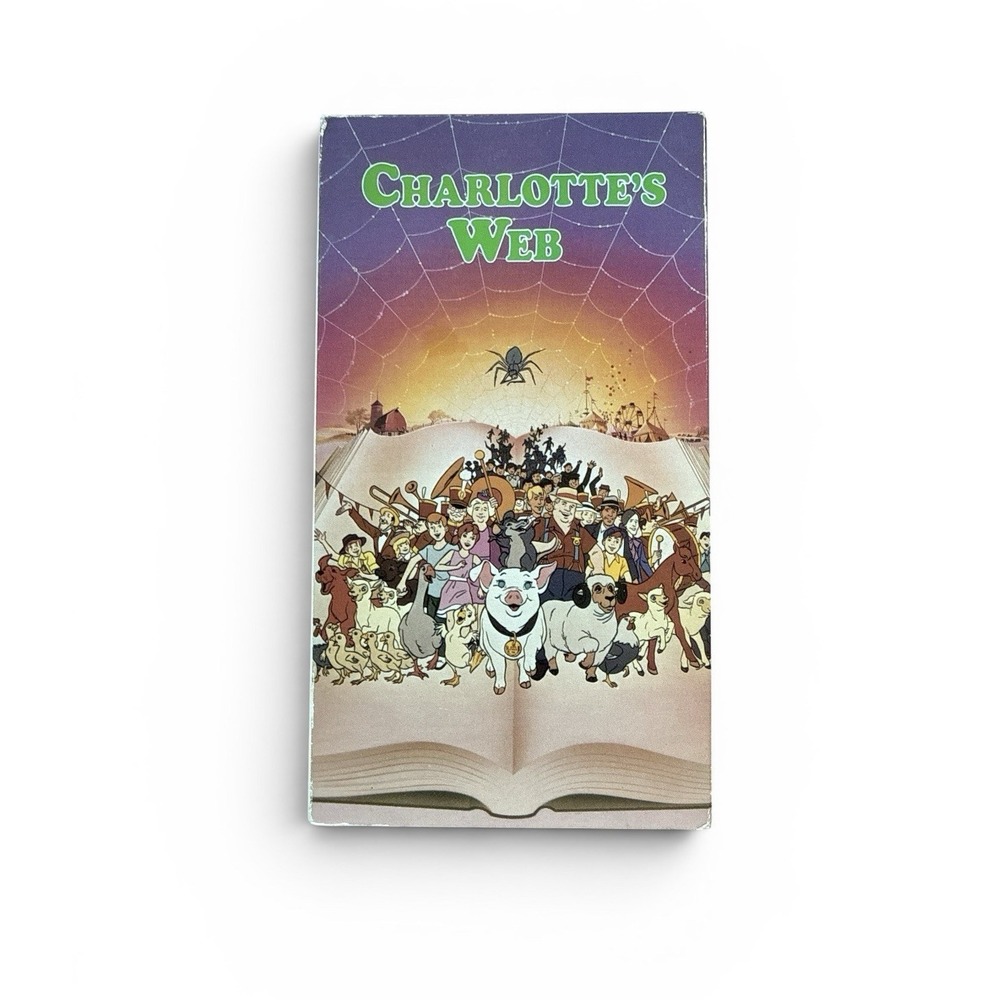 Paramount Charlotte's Web VHS Hi-Fi G Animated Family NTSC 1973 Movie